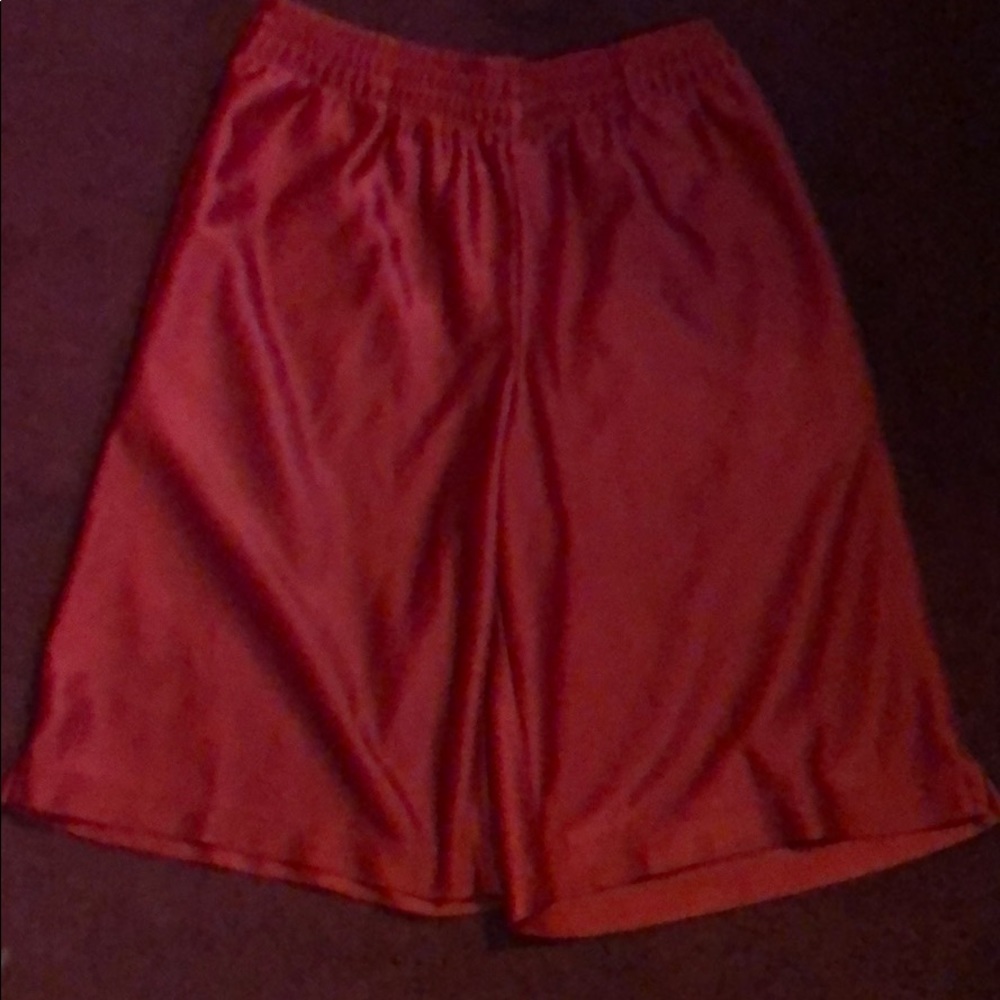 Boys size 8 (m) red athletic shorts
